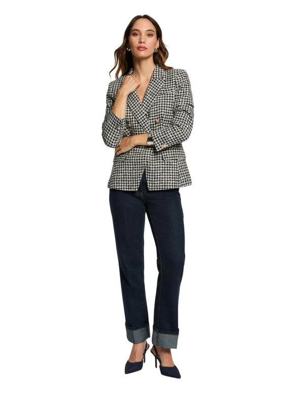 Morgan Women's 252-vjean.f Blazer, Multico, 16