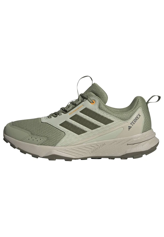 adidas Men's Terrex Tracefinder 2 Trail Running Shoes, Tent Green/Olive strata/Lucid Tangerine, 9.5 UK