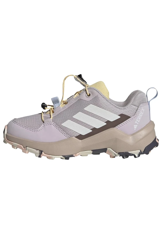 adidas Unisex Kids Terrex AX4S Speed Lacing Hiking Shoes Kids, ice Purple/Off White/Ice Tangerine, 10.5 UK Child