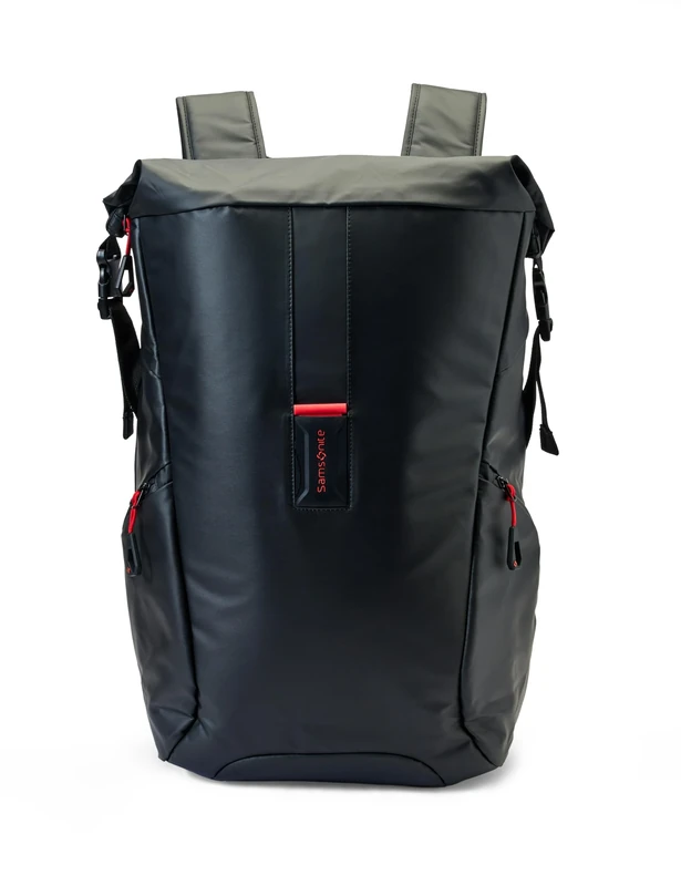 Samsonite Paradiver Light - Expandable Rolltop Laptop Backpack 17.3", 49 cm, 25/35 L, Black