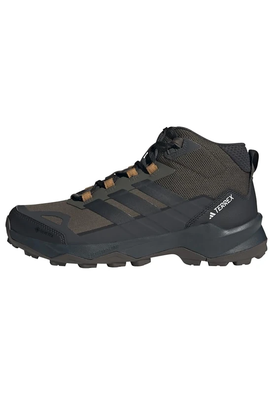 adidas Men's Terrex Skychaser AX5 Mid Gore-TEX Hiking Shoes, Shadow Olive/Carbon/Bronze strata, 6 UK