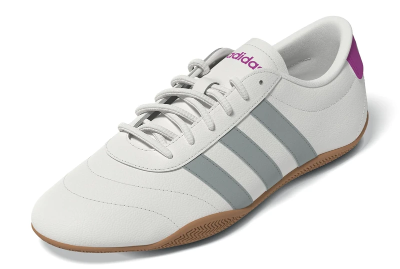 adidas Women's Grand Court LO Shoes, core White/Wonder Sage/Purple Burst, 3.5 UK - Image 1