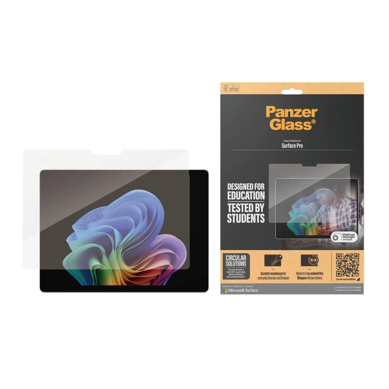 Panzer Glass Screen Protector Microsoft Surface Pro X | Pro 8 | Pro 9 | Pro 10 | Pro 11 | Ultra Wide Fit
