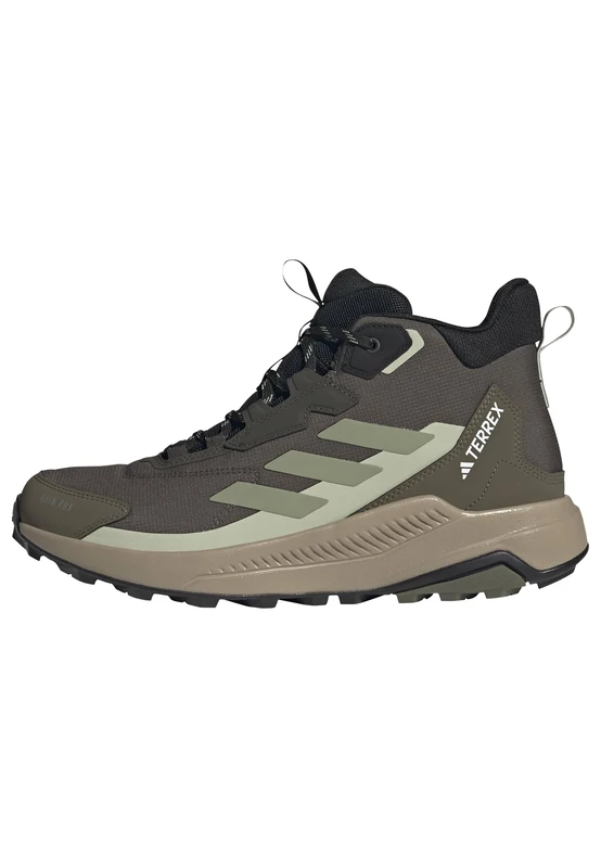 adidas Men's Terrex Anylander Mid RAIN.RDY Hiking Shoes, Shadow Olive/Tent Green/Halo Green, 6 UK