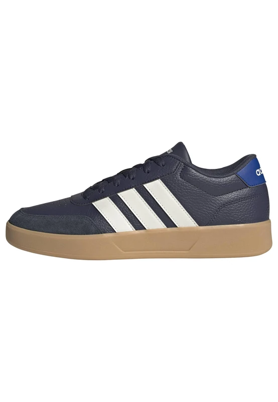adidas Men's BREAKNET 3.0 Shoes, Shadow Navy/core White/Team Royal Blue, 3.5 UK