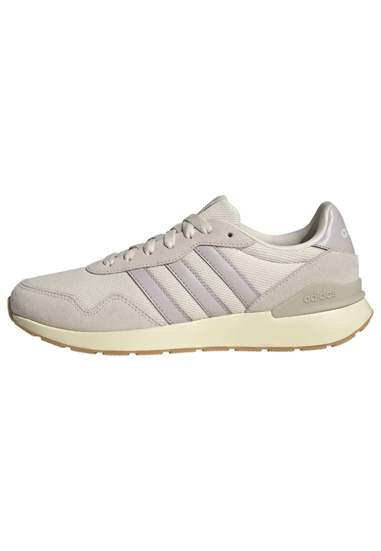 adidas Women's Run 60s 4.0 Shoes, Wonder White/ice Purple/Alumina, 4.5 UK