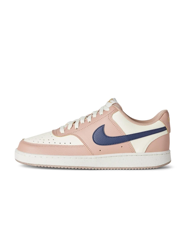 NIKE Womens Court Vision Low Next Nature Sneaker, Particle Pink Midnight Navy Pa, 5 UK