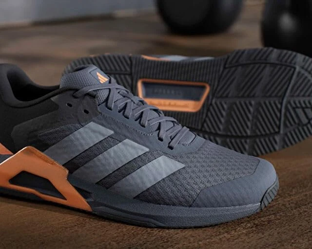 adidas Men's Dropset Control Training Shoes, Aurora Onix/Grey/Lucid Orange, 7 UK