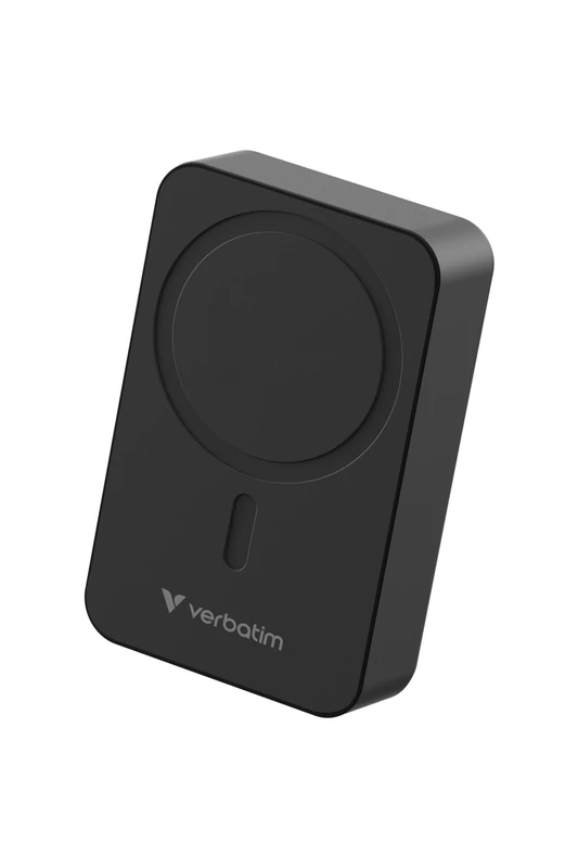 Verbatim Charge 'n' Go Essentials Power Bank MagSafe 20000mAh 15W Magnetic PD 20W Fast Charge with LED Indicator for iPhone 16/15/14/13/12 Pro/Pro Max, Includes USB-C to USB-C Cable, Black