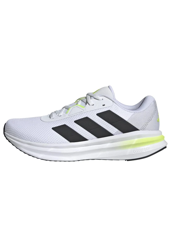 adidas Men's Galaxy 7 Running Shoes, FTWR White/core Black/Solar Slime, 10.5 UK