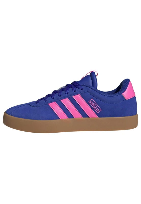 adidas Women's VL Court 3.0 Shoes, Lucid Blue/Lucid pink/GUM10, 9 UK