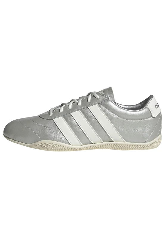 adidas Women's Grand Court LO Shoes, Silver met./Off White/FTWR White, 5.5 UK