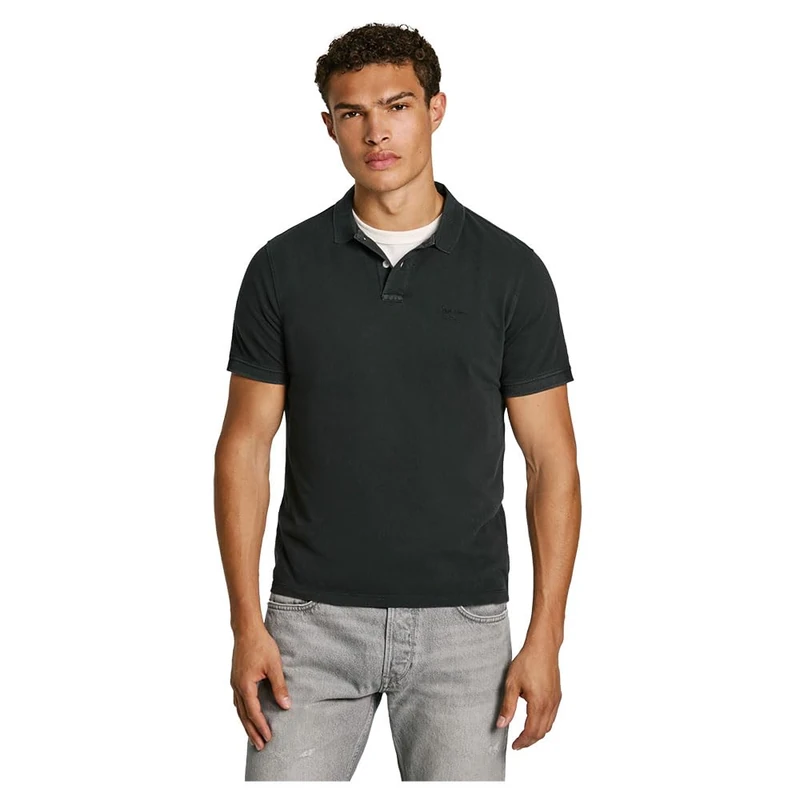 Pepe Jeans Men's New Oliver GD Polo, Black (Black), XXL - Image 1
