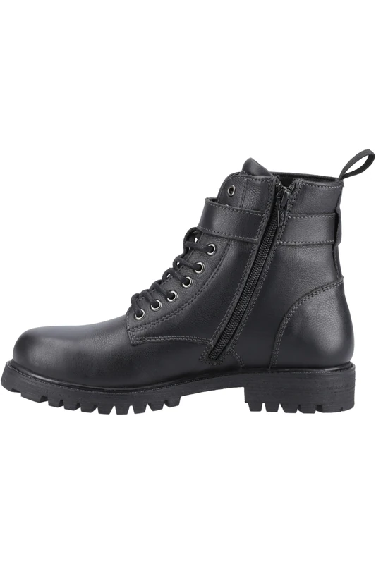 Hush Puppies Female Wanda Lace Boot, Black, 4