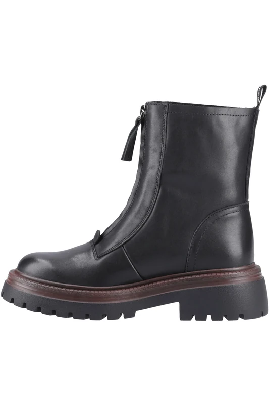 Hush Puppies Female Roxanna Zip Boot, Black, 5