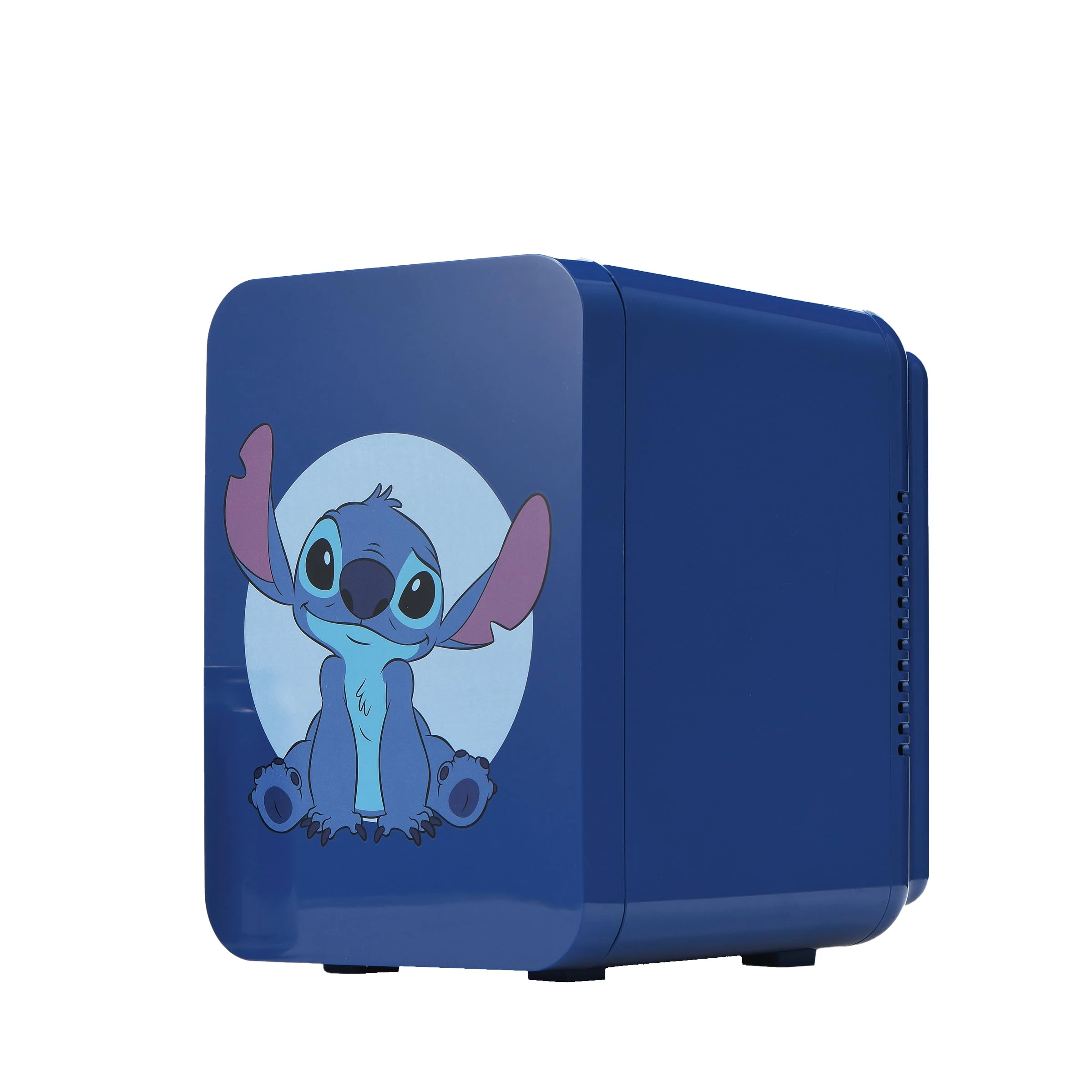 Disney Stitch Mini Fridge 4 Liter Portable Cooler 6 Can AC/DC Powered Thermoelectric Drink Snacks Skin Care Cool Gift for Disney Fans
