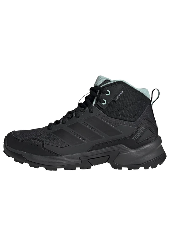 adidas Women's Terrex Eastrail 3 Mid Climaproof Hiking Shoes, Carbon/Core Black/Semi Flash Aqua, 9.5 UK