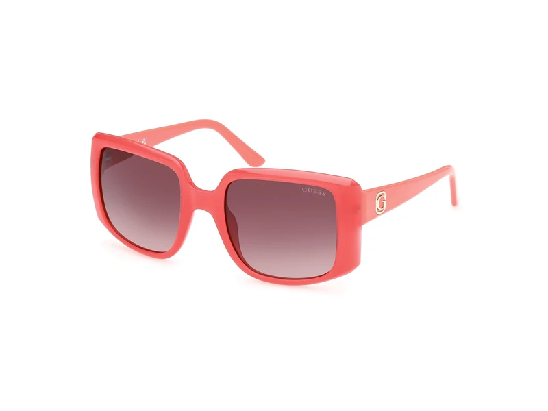 GUESS Unisex GU00097 Sunglasses, Shiny Pink, 53 - Image 1