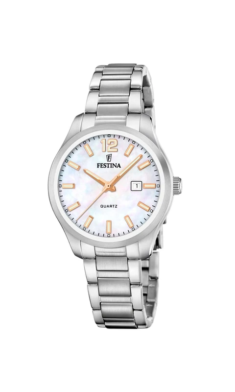 Festina Ladies Stainless Steel Watch with Steel Bracelet F20737/6