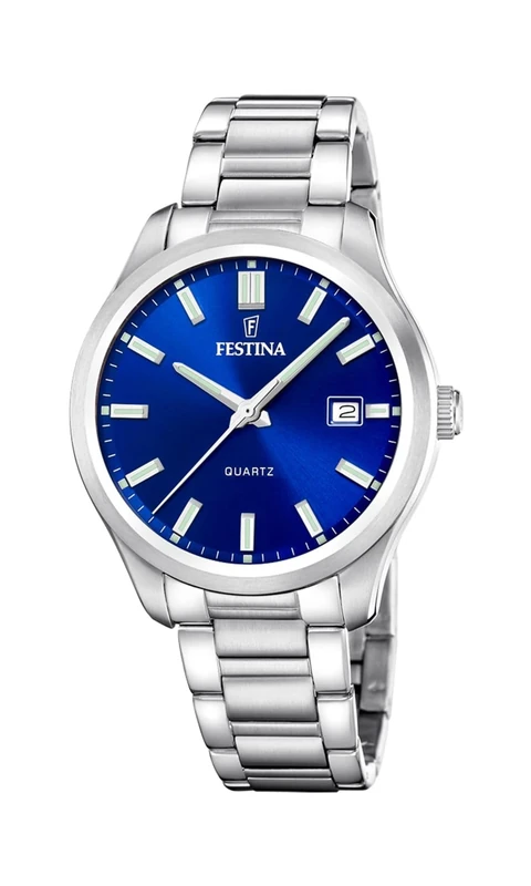 Festina Mens Stainless Steel Watch with Steel Bracelet F20736/3