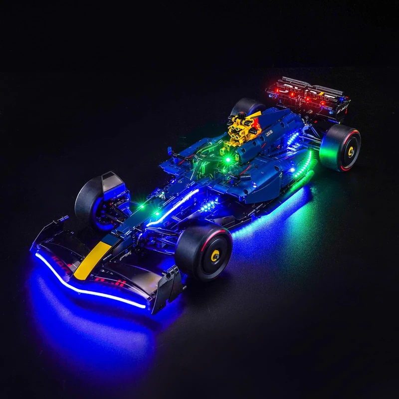 LocoLee Led Light Set Compatible with Lego 42206 Oracle Red Bull Racing RB20 F1 Car Led Decoration Lighting Kit Compatible with Lego 42206 Building Blocks Model,Only Lights Set,No Model