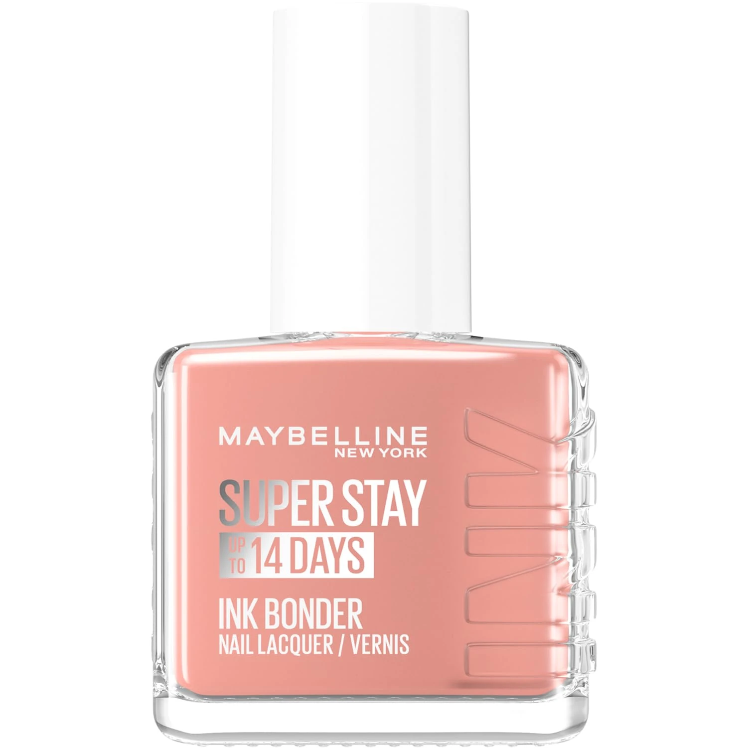 Maybelline New York Super Stay Ink Bonder Nail Lacquer, Hard Gel-Like Colour, Chip-Resistant, Up to 14 Day Wear, Shade 130: Powder Rose, 12ml