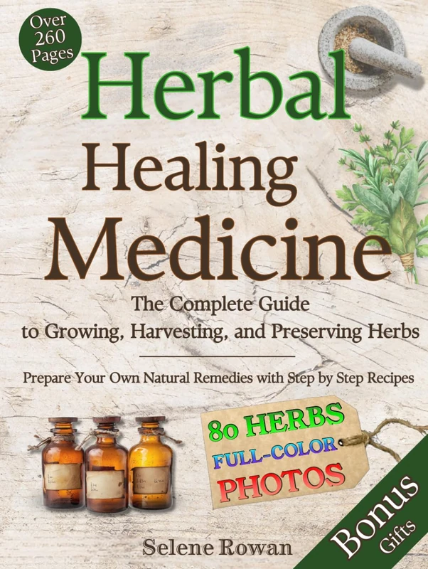 Herbal Healing Medicine: The Complete Guide to Growing, Harvesting, and Preserving Herbs – Prepare Your Own Natural Remedies with Step by Step Recipes
