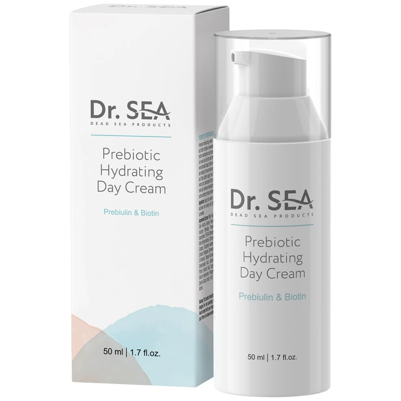 DR. SEA - Moisturizing Day Cream with Prebiotics, Retinol and Biotin – Anti-Aging & Protective – For Mature, Normal to Dry Skin – 50 ml