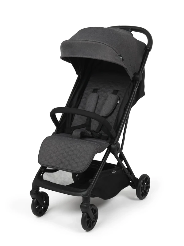 Babylo Spire Auto One-Hand Fold Compact Stroller, Birth to 22kg (Approx. 4yrs), Shadow Grey