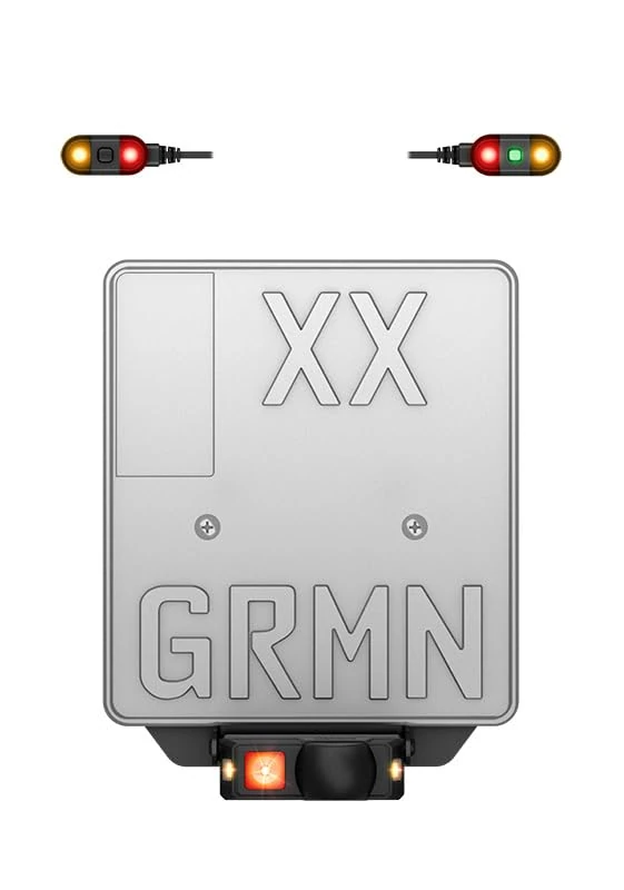 Garmin zūmo R1 Radar, Motorcycle rearview and blind spot radar, discreet, with external lights and audio alerts, pair with zūmo XT2 or compatible smartphone
