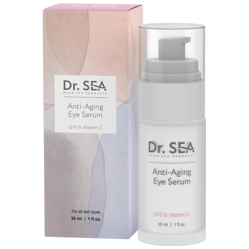 DR. SEA - Anti-Aging Eye Serum with Q10 & Vitamin C – Radiance, Hydration & Dark Circle Reduction – Prevents Wrinkles & Brightens the Eyes – 30 ml