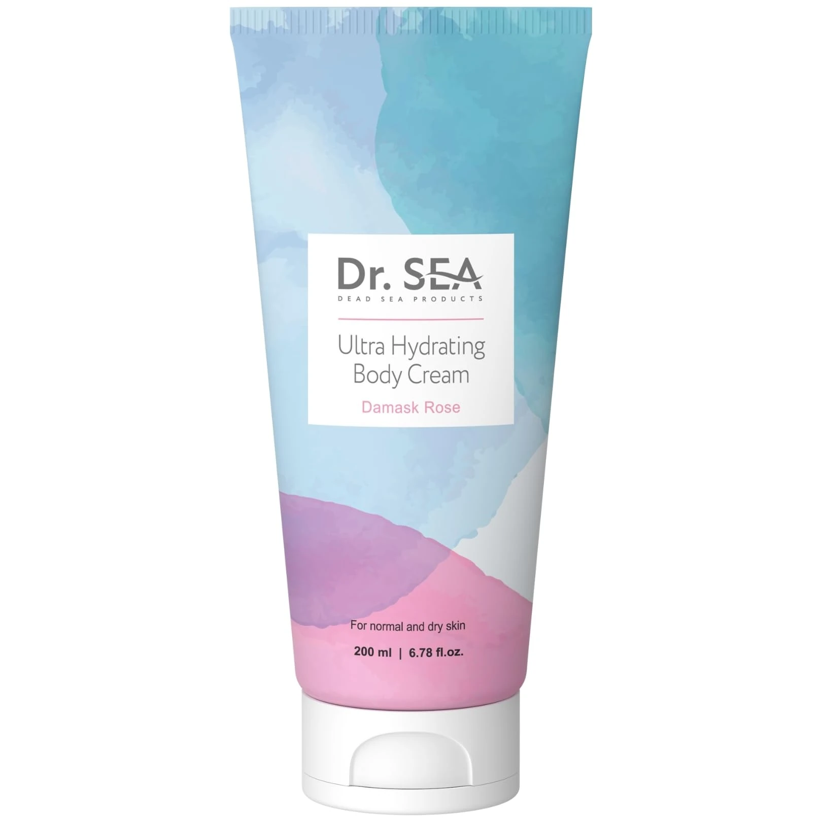 DR. SEA – Ultra-Hydrating Body Cream with Damask Rose & Ginseng – Regenerating, Nourishing & Protective – Soft & Silky Skin – 200ml