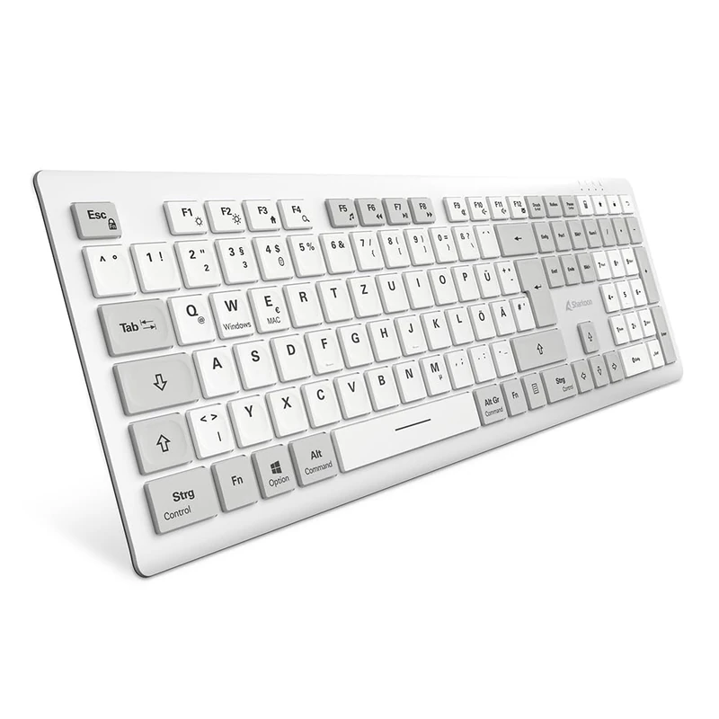 Sharkoon OfficePal K30W White Wireless Keyboard