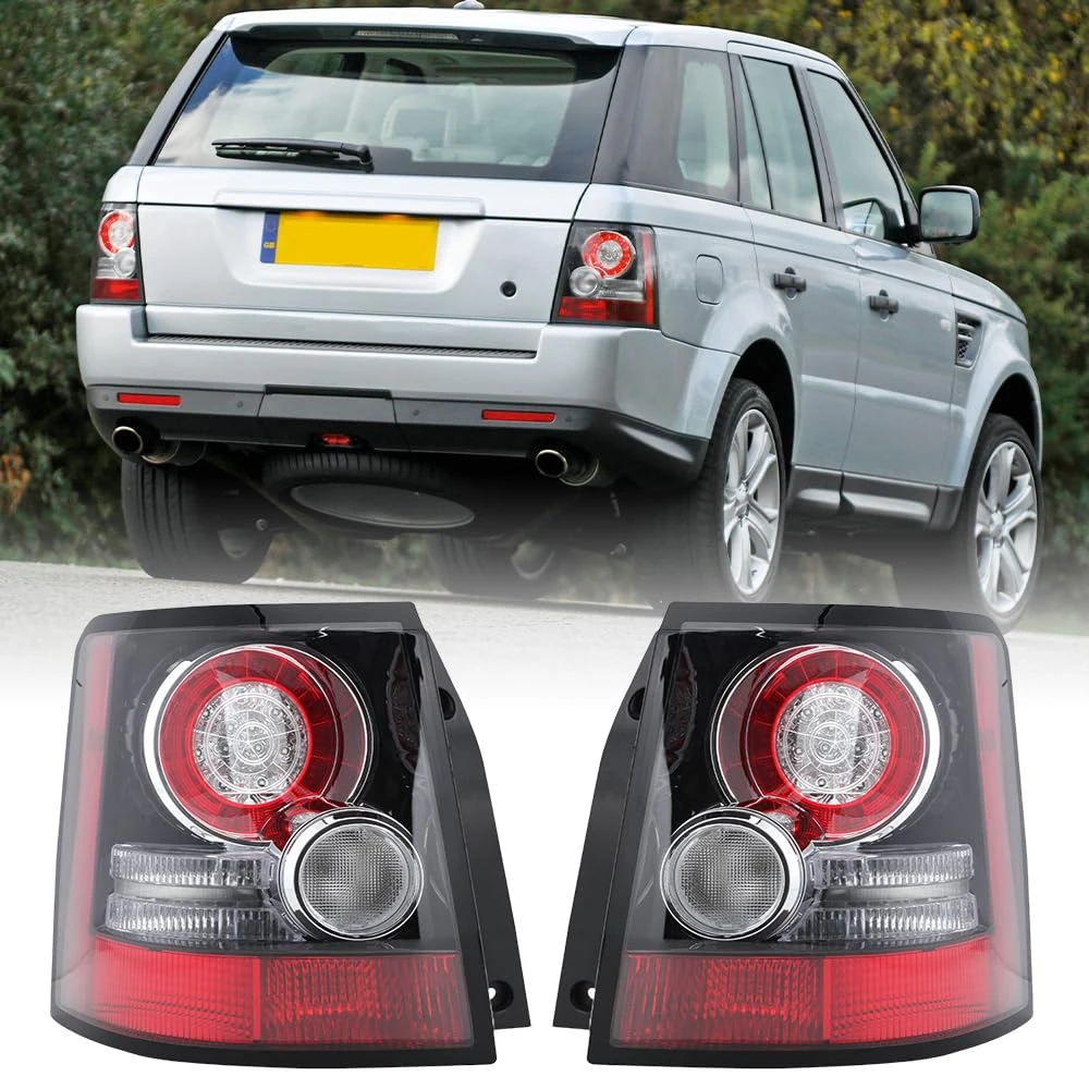 Pair LED Rear Light Assembly For Range Rover Sport L320 MK1 2005 2006 2007 2008 2009 2010 2012 2013 Tail Brake Stop Lamp Driver & Passenger Side