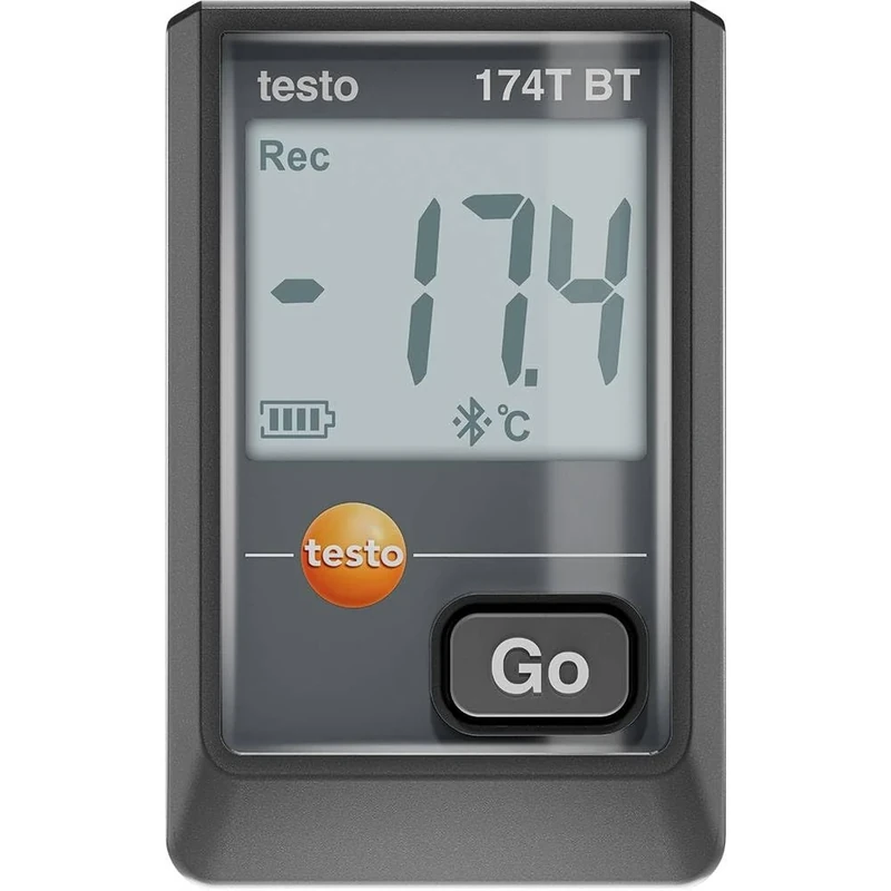testo 174 T BT - Mini temperature data logger with Bluetooth® and app connection (black)