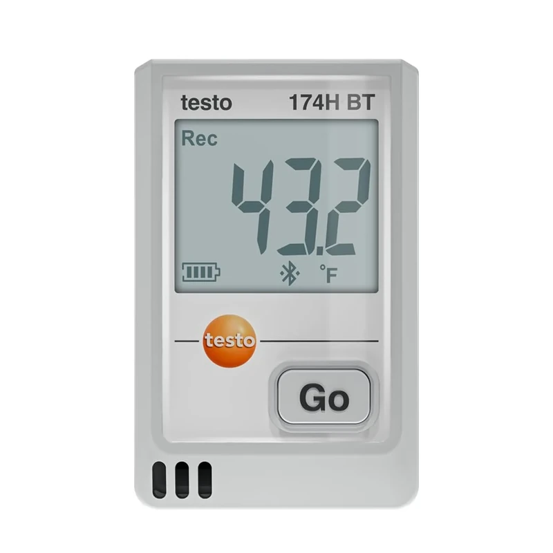 testo 174 H BT - Mini data logger for temperature and humidity with Bluetooth® and app connection (white)