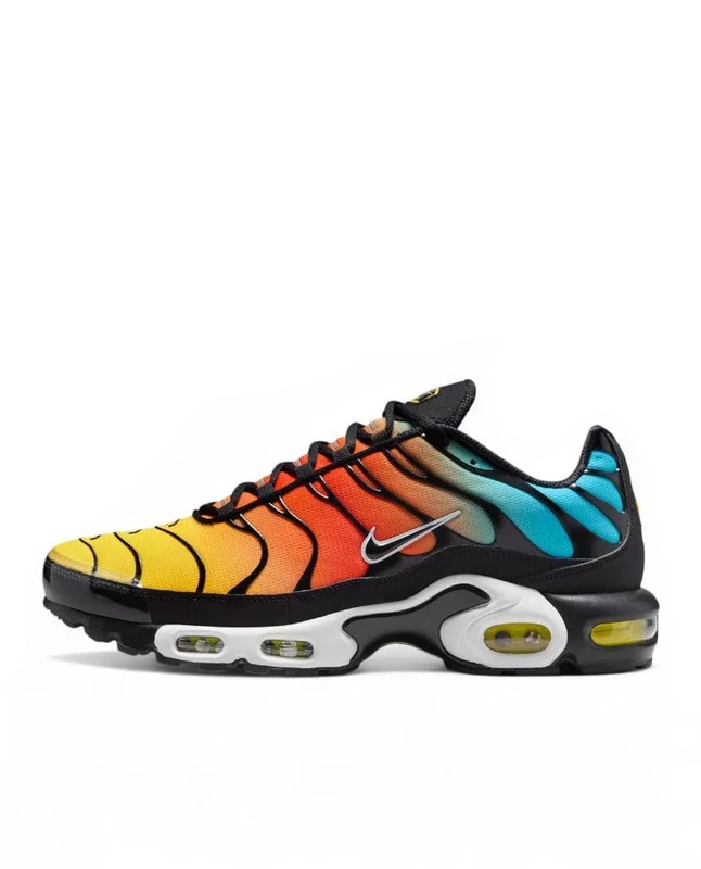 NIKE HV2526-001 AIR MAX Plus Men Baltic Blue Safety Orange UK 8.5
