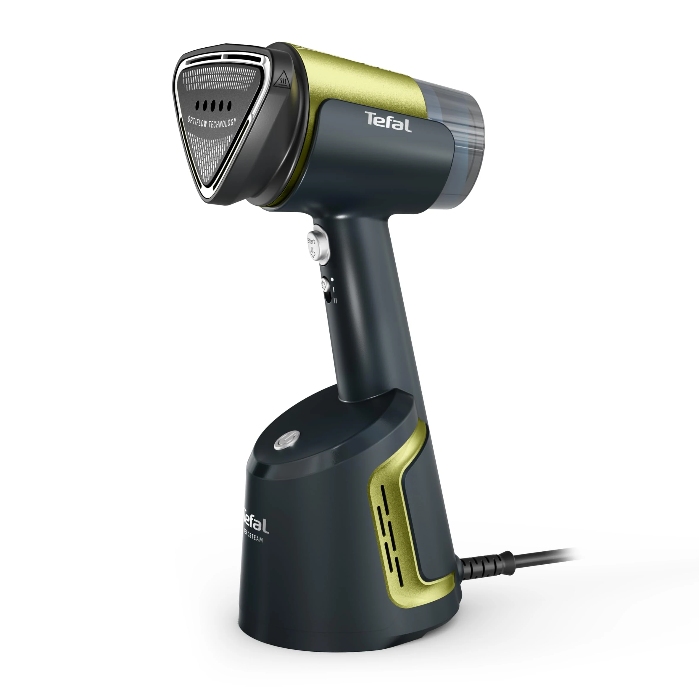 Tefal AeroSteam Handheld Garment Steamer, Revolutionary Suction Innovation, Portable Clothes Steamer & Wrinkle Remover, Fast Heat-Up, Iron Results in One Stroke, DT9810G0–Black/Forest Green