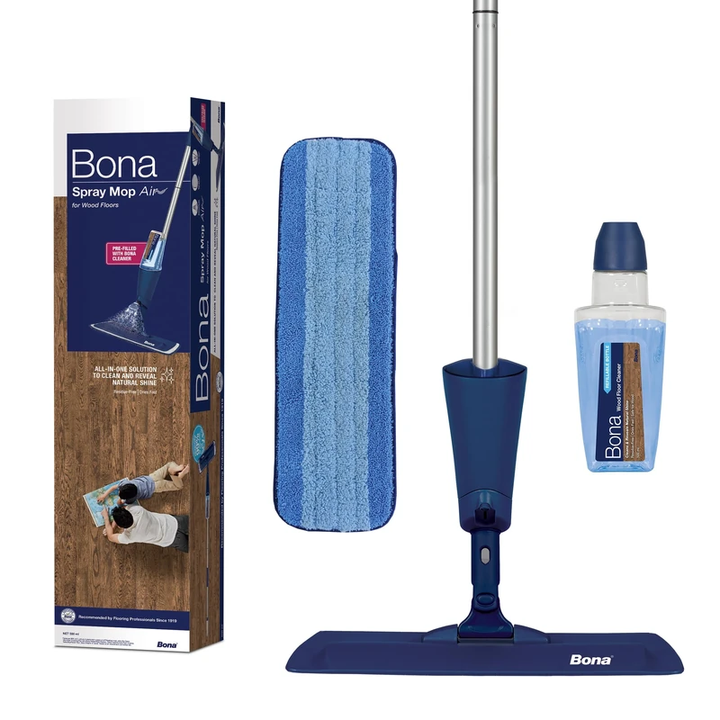 Bona Spray Mop Air Kit for Wood Floors, Blue