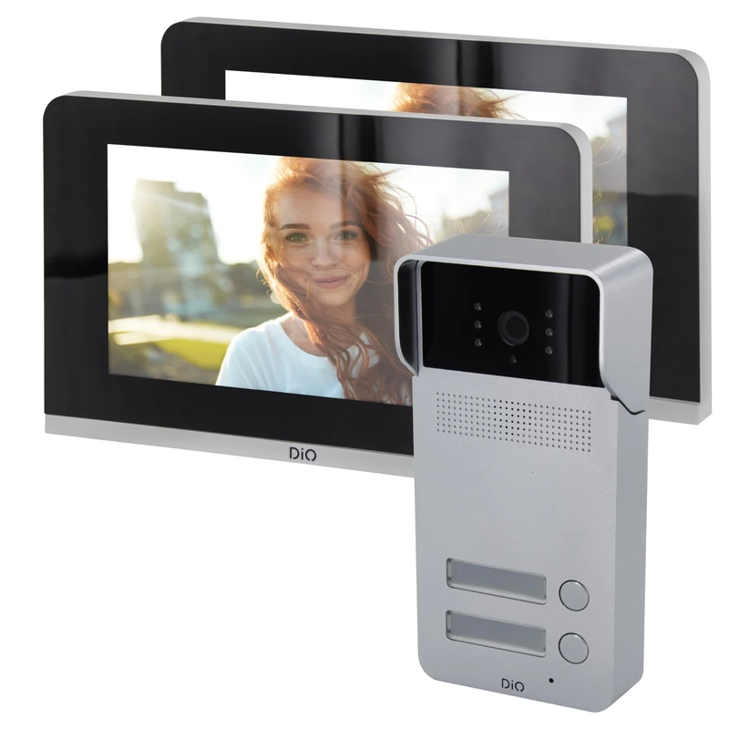 DiO Connected Home Video Phone Kit - 2 Screens 7 Inch