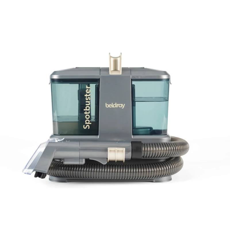 Beldray Compact Spotbuster – Spot Cleaner, Spray, Scrub & Vac for Carpets, Upholstery & Cars, Removes Spills, Stains & Pet Hair, Refresh Furniture & Rugs, 330W Portable Design, 1.3L Dual Water Tank