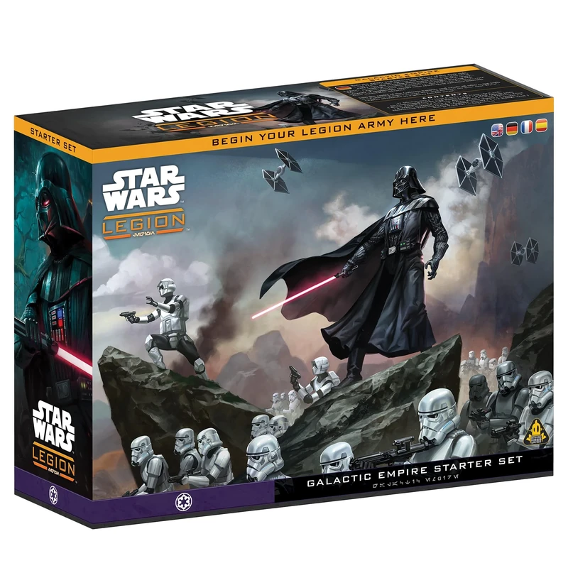 Asmodee | Star Wars: Legion - Galactic Empire Starter Set | Board Game | Ages 14+ | 2 Players | 90+ Minutes Playing Time