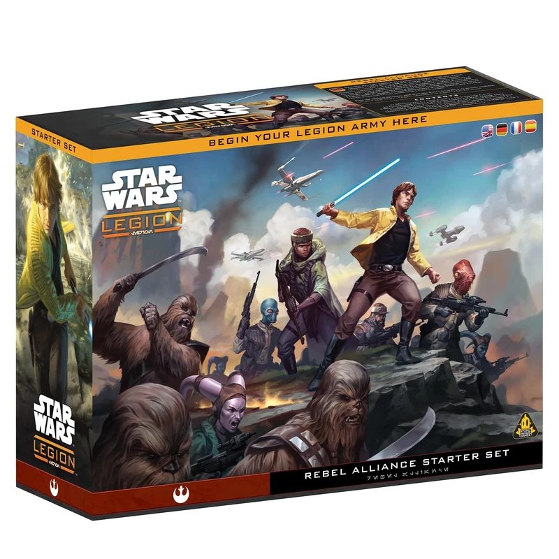 Asmodee | Star Wars: Legion - Rebel Alliance Starter Set | Board Game | Ages 14+ | 2 Players | 90+ Minutes Playing Time