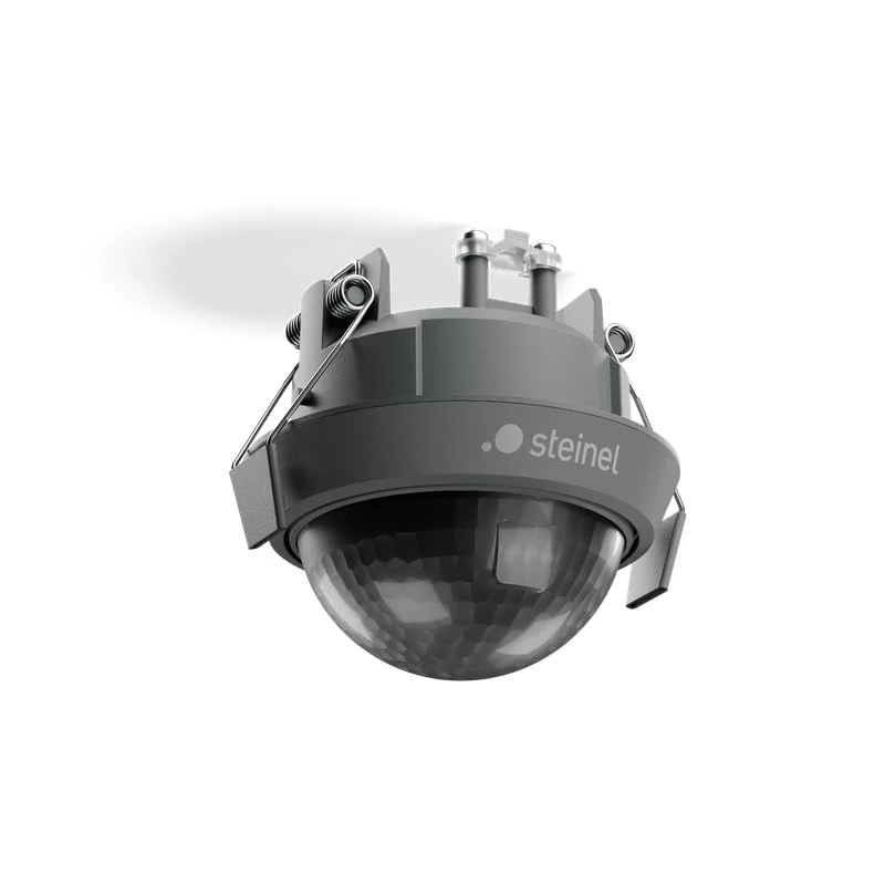 Steinel MD IR N360 Ceiling Recessed Anthracite - Ceiling Motion Sensor with 360° Detection | Precise Sensor Control & App Integration