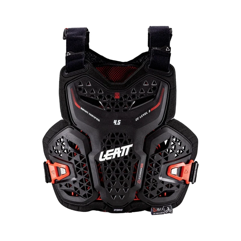 LEATT Harness 4.5 Hybrid Junior #L/XL 147-159 cm Black