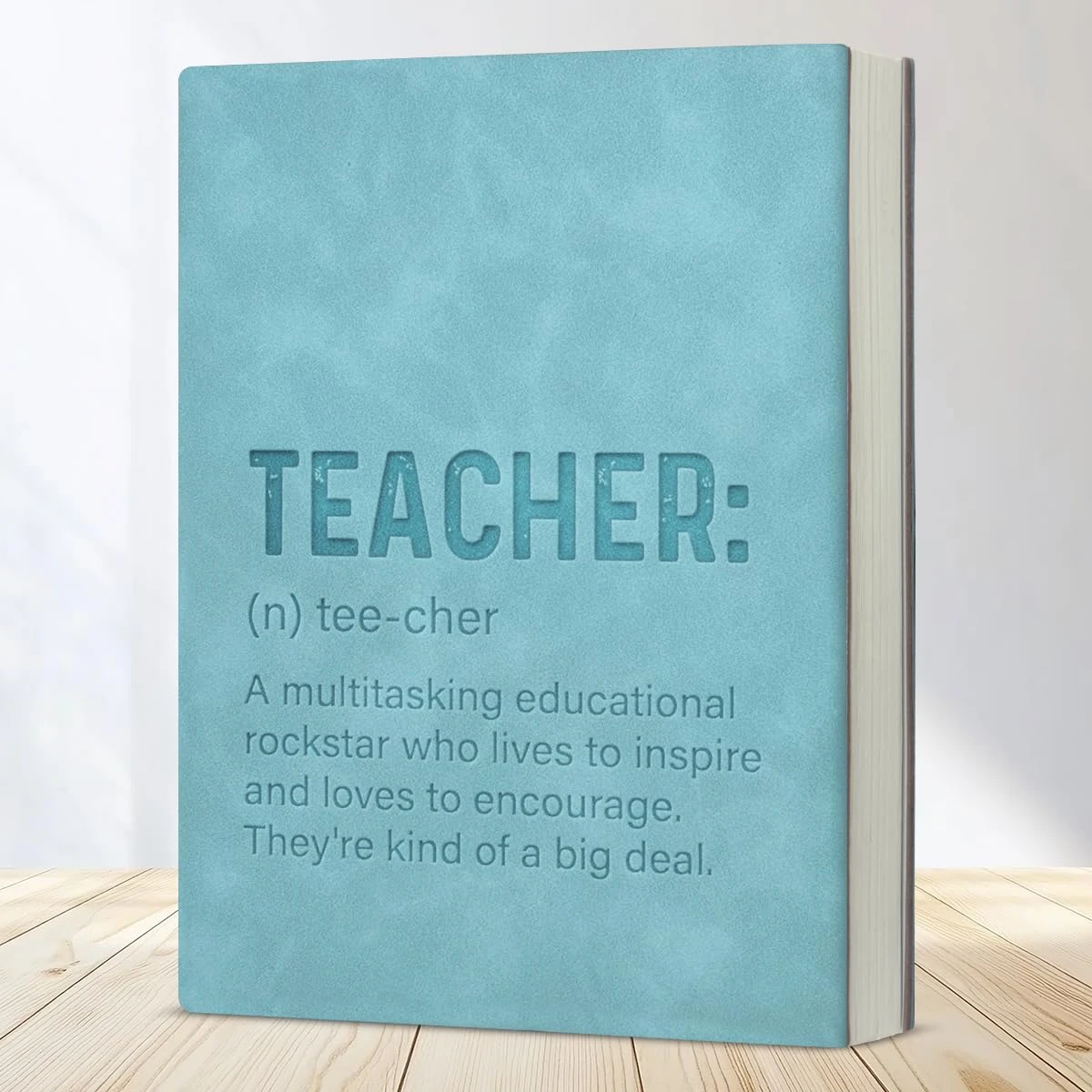 Teacher Journal Notebook Gifts for Women Men, Teacher Definition Leather Writing Notebook