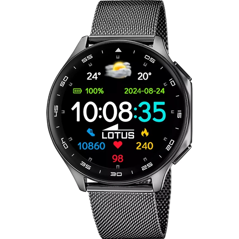 Lotus Smartwatch with Steel Mesh Bracelet 50050/4
