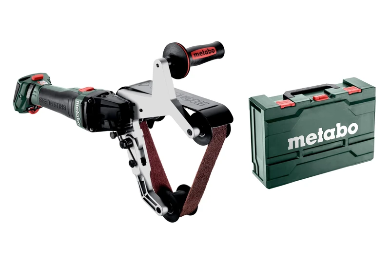 Metabo RBVB 18 LTX BL 180 (601768840) Cordless Tube Belt Sander in metaBOX 185 XL case Without Battery Pack, Without Charger
