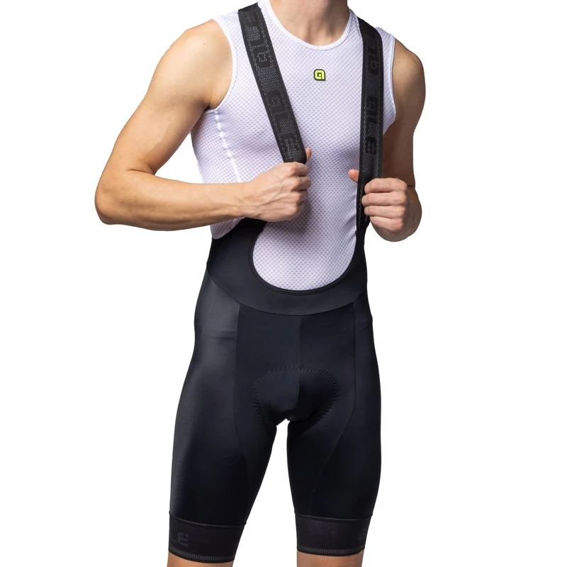 Alé Cycling Men's Pragma Corsa 2.0 Bib Shorts, Charcoal, XL