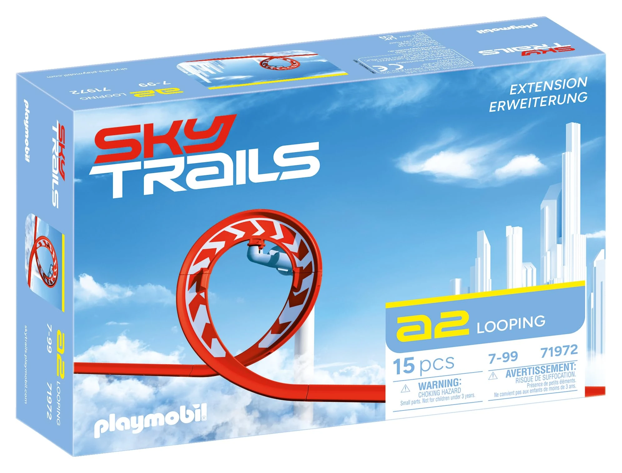 Sky Trails | Looping | Construction toy for spectacular tracks & action | Build your own looping adventure – flexible & imaginative for children aged 7+ | 71972